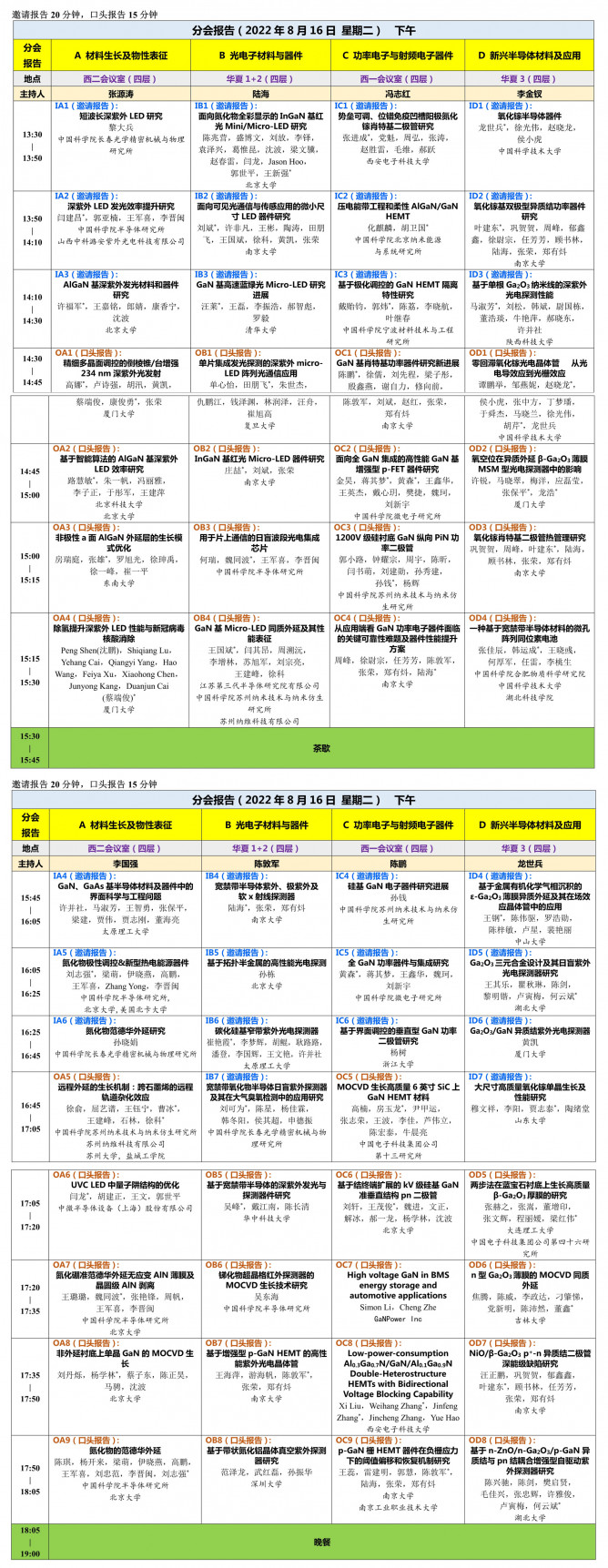 分會日程1